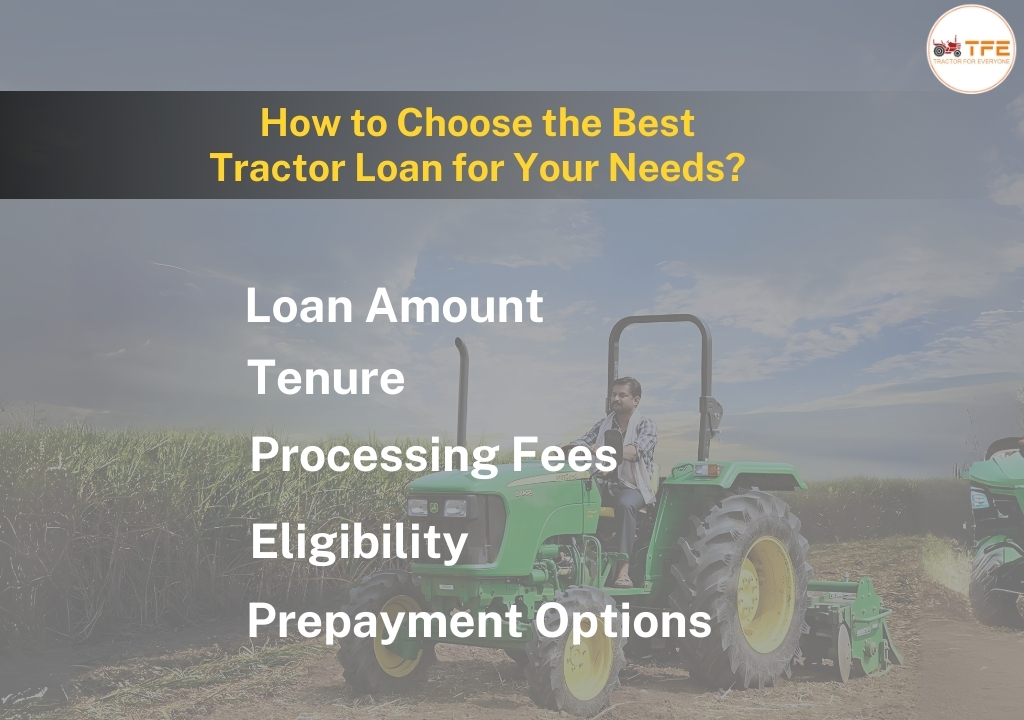 How to Choose the Best Tractor Loan for Your Needs?